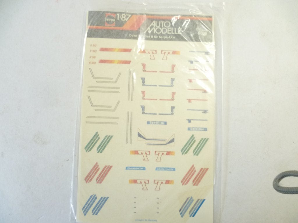 Herpa 5006 transfers deco strepen voor Herpa LKW 1:87 auto, Ophalen of Verzenden, Nieuw, Overige typen, Herpa