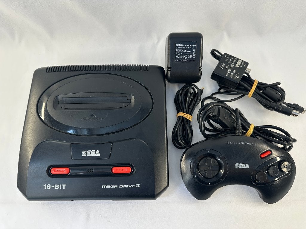 SEGA Mega Drive 2 console + controller en kabels, Gebruikt, Mega Drive, Onbekend, Ophalen of Verzenden