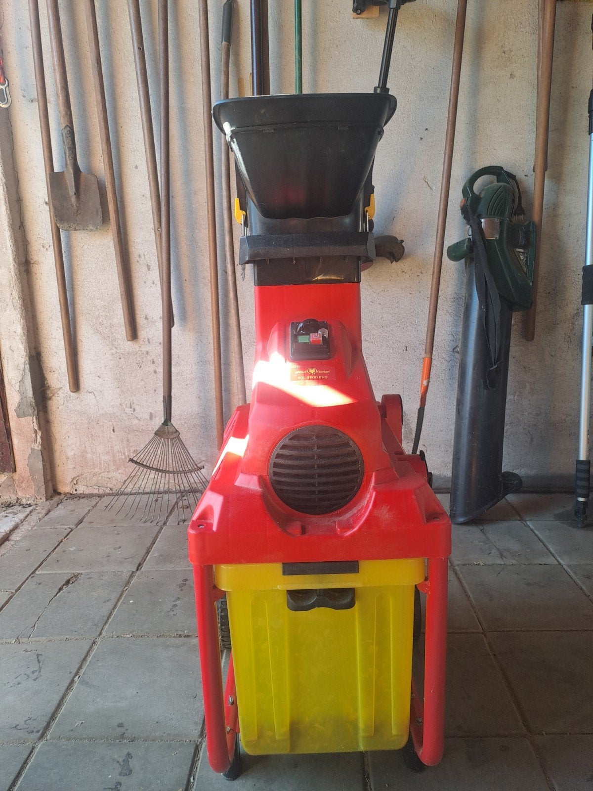 Wolf Garten hakselaar SDI 2800 EVO - Zo goed als nieuw, Ophalen, Wolf Garten, Zo goed als nieuw, Met opvangbak
