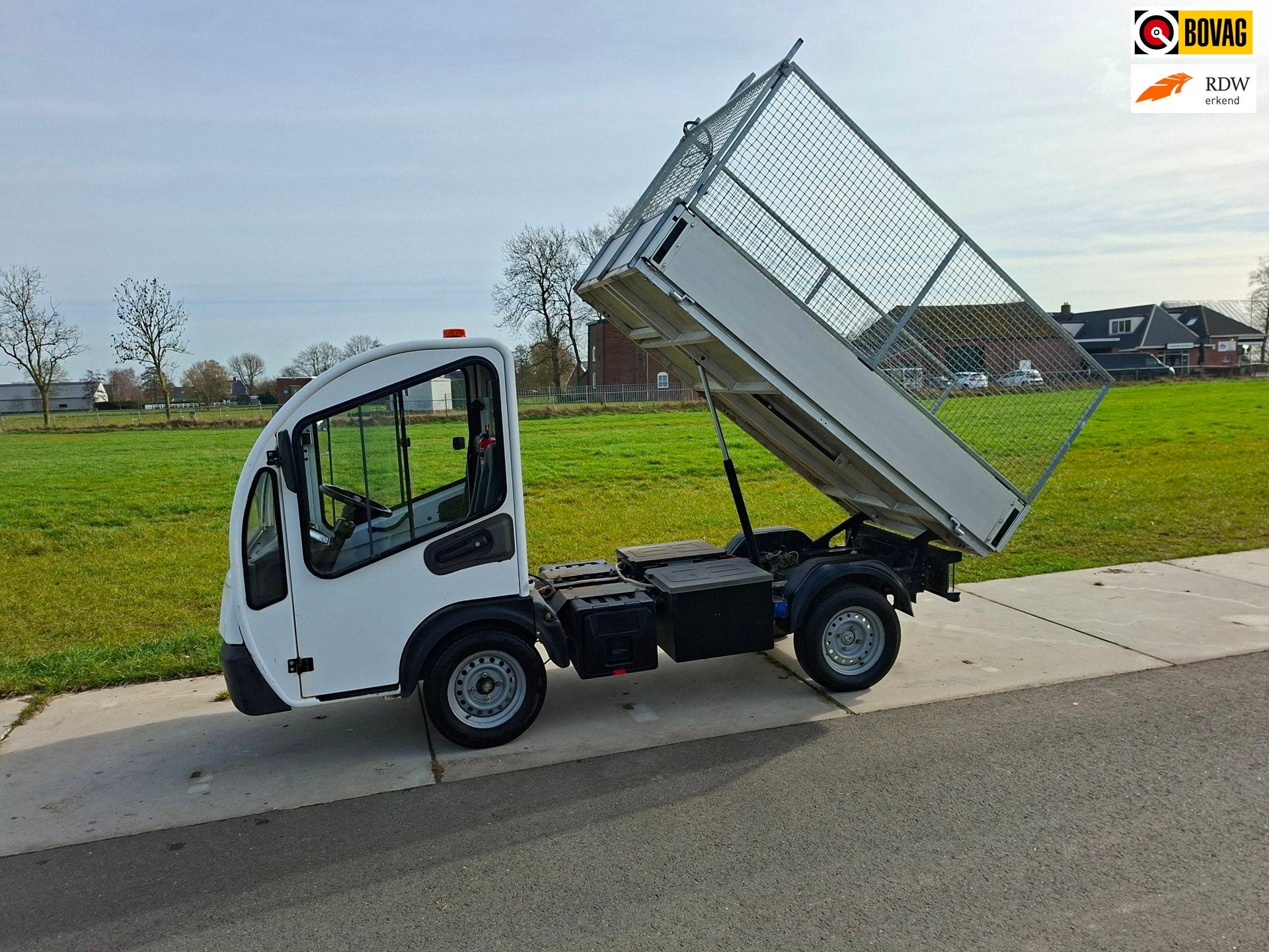 Goupil G3 G3 Kipper volledig elektrisch met kenteken & verwa, Auto's, Gebruikt, Overige carrosserieën, Overige brandstoffen, Bedrijf