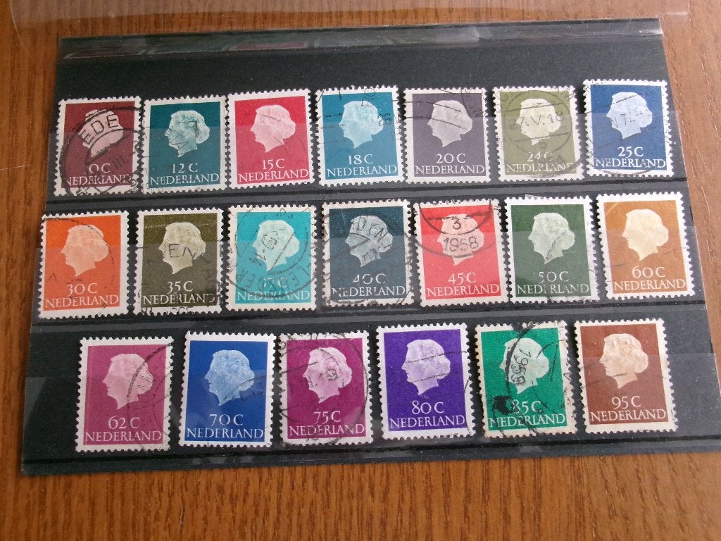 1953 - 1957 - koningin juliana (195h), Postzegels en Munten, Postzegels | Nederland, Ophalen of Verzenden, Gestempeld