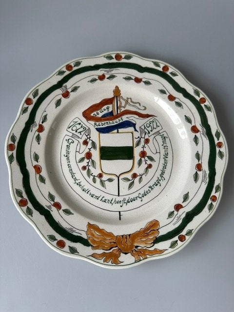 herdenkingsbord 250 jaar Gronings ontzet, Ophalen of Verzenden