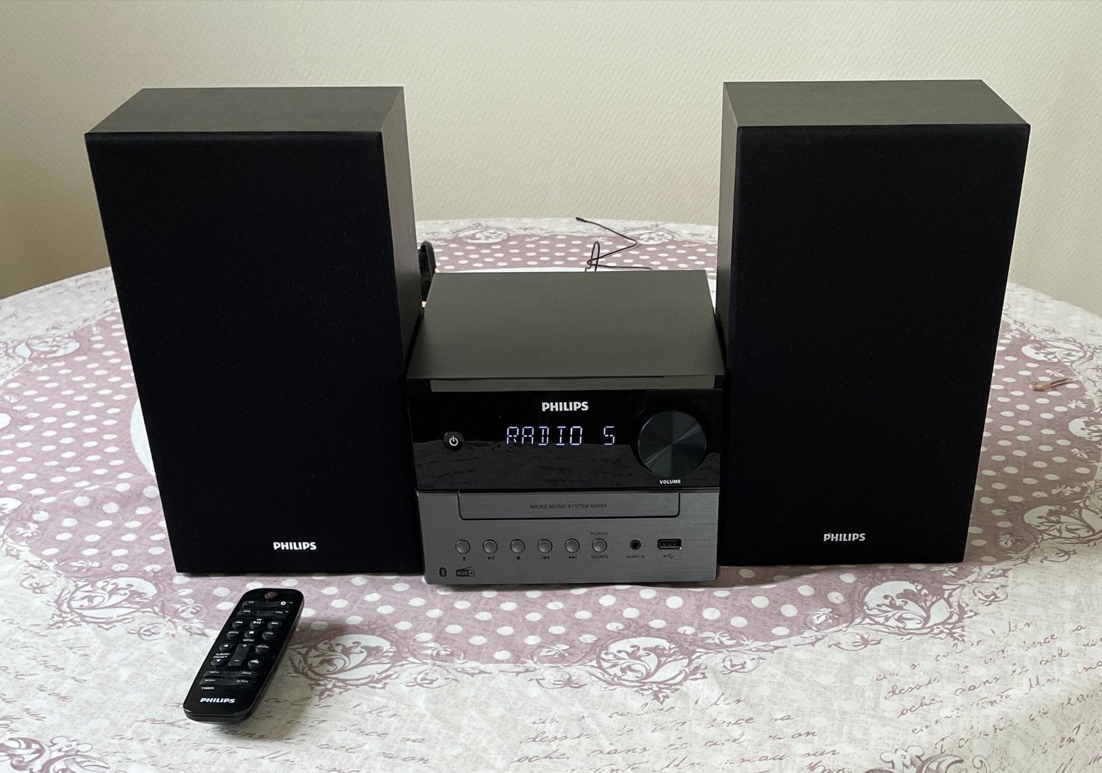 Philips Microset M3505/12 met CD, Radio DAB+, Bluetooth, Ophalen, Philips, Zo goed als nieuw, Microset
