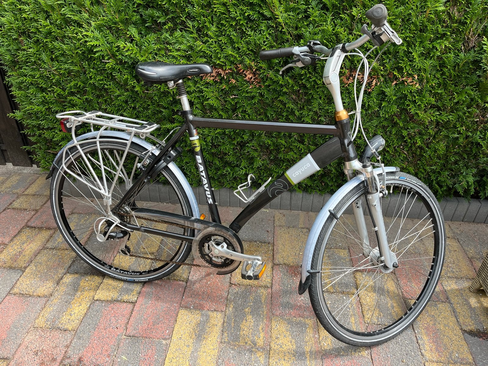Batavus heten  fiets - Cayuca 57 inch, Fietsen en Brommers, Ophalen, Gebruikt, Velgrem, Versnellingen
