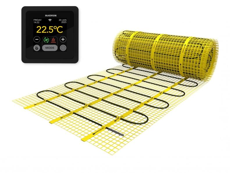 Nieuwe Magnum vloerverwarming 25m2, Ophalen, Zo goed als nieuw, Kabel of Snoer