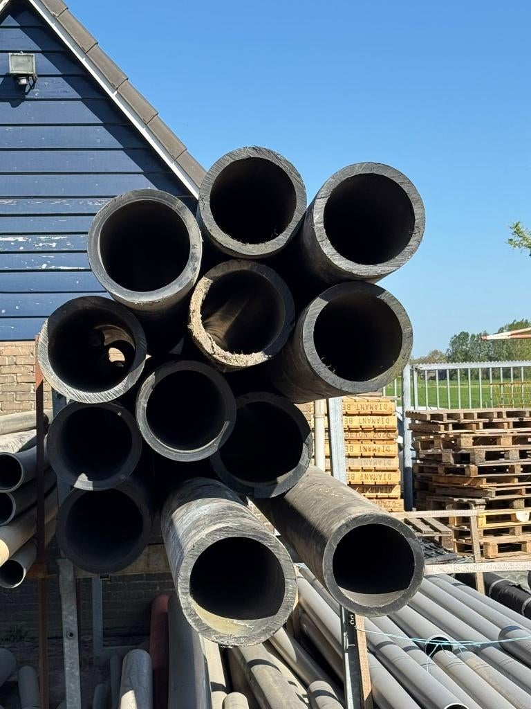 Mantelbuizen, Doe-het-zelf en Verbouw, Buizen en Afvoer, Ophalen, Gebruikt, Pvc, 4 tot 6 meter