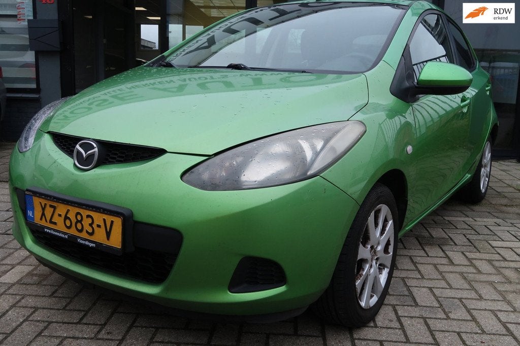 Mazda 2 1.3 S-VT Exclusive *Rijklaarprijs *Airco, Voorwielaandrijving, Stof, Gebruikt, 4 cilinders