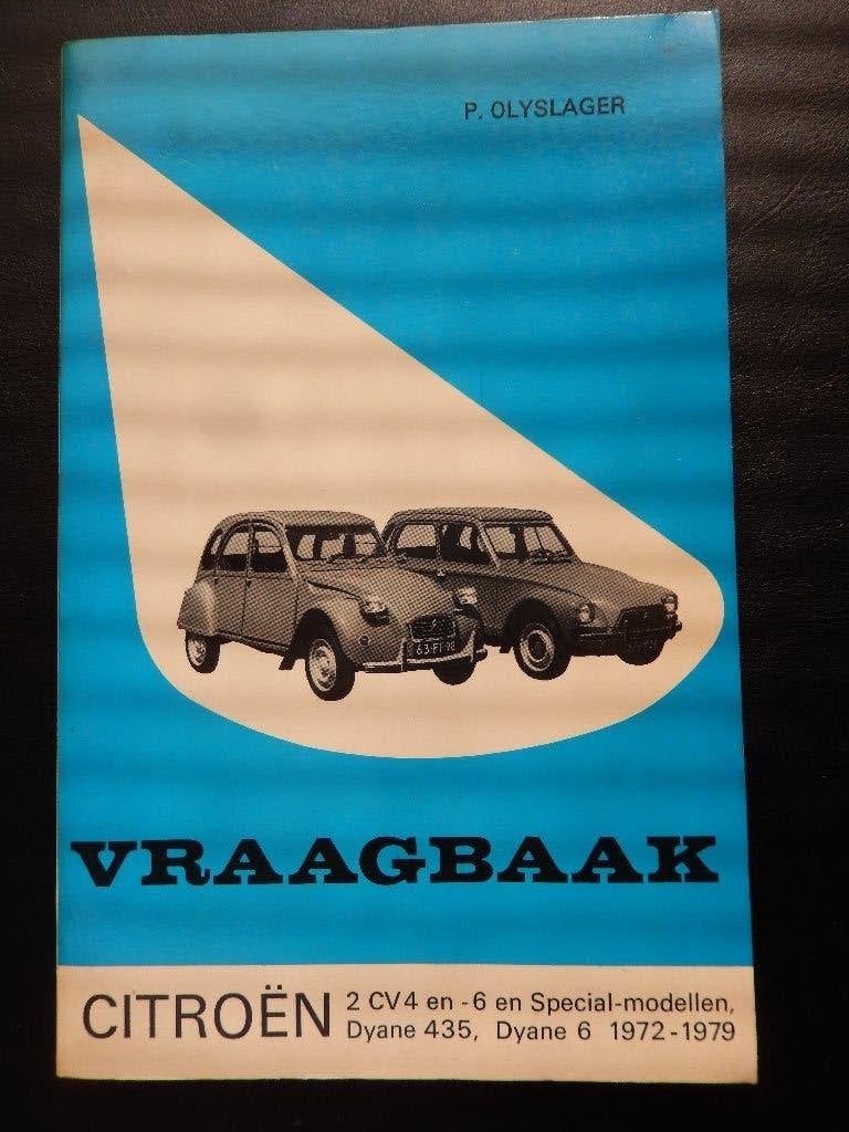 Vraagbaak Citroën 2CV, Special, Dyane 1972-1979, Ophalen of Verzenden