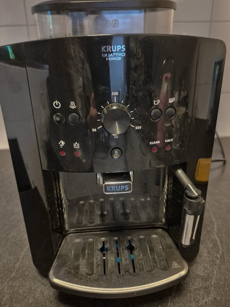Krups Koffiemachine Quattro Forge, Ophalen, Gebruikt, Koffiemachine, Koffiebonen