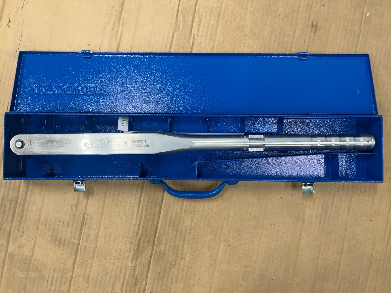 Gedore Dremometer momentsleutel 60-300 Nm in koffer, Ophalen of Verzenden, Gebruikt, Sleutel/ratel, Gedore