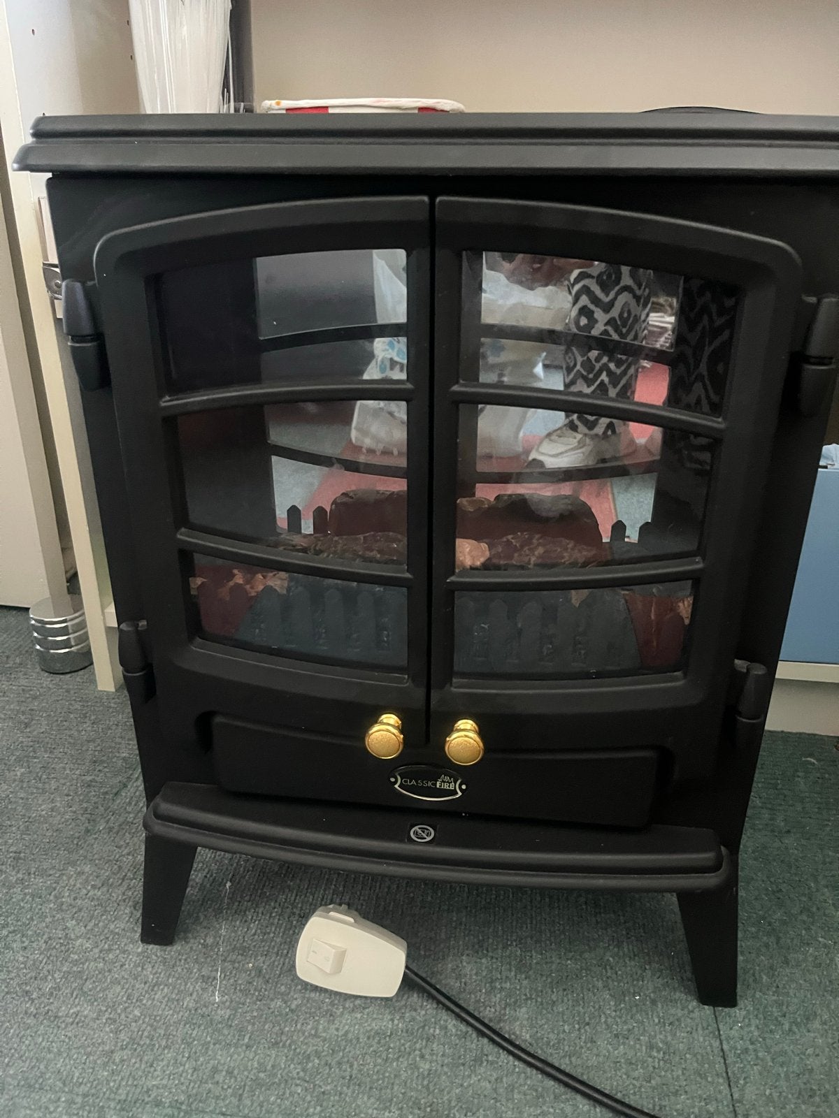 Elektrische haard - Classic Fire, Ophalen of Verzenden, Gebruikt, Vrijstaande haard, Elektrische haard