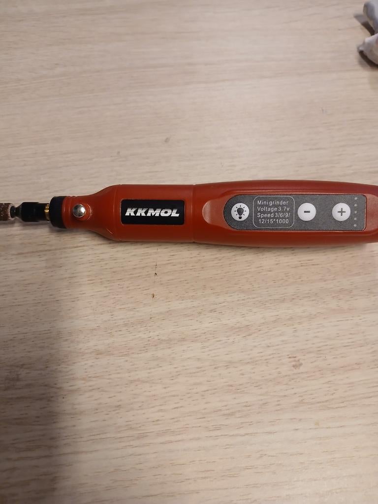 KKMOL Mini Grinder - 3.7V, 5 snelheden, Verzenden, Gebruikt