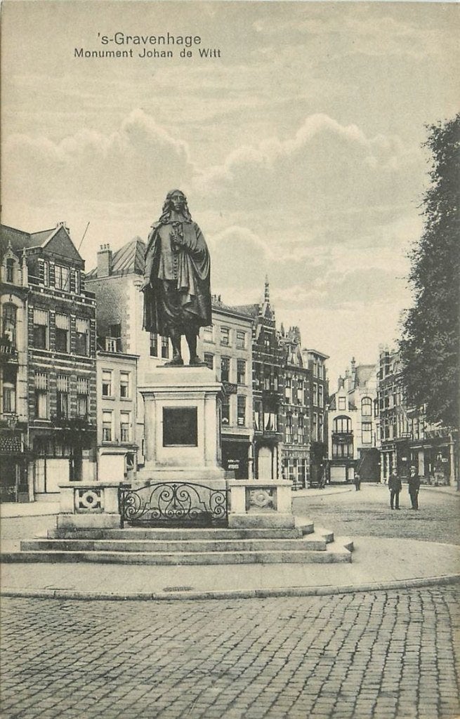 379-062-011 Den Haag  Monument Johan de Witt, Ophalen of Verzenden, Voor 1920, Zuid-Holland
