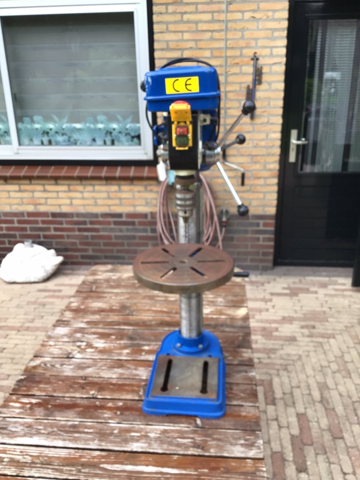 Kolom boormachine, Ophalen, Gebruikt