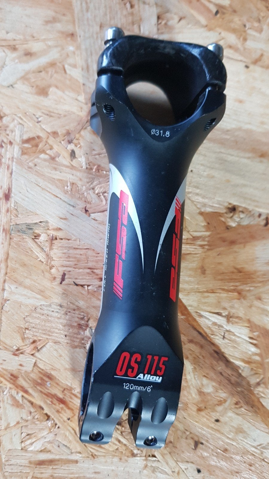 FSA OS-115 Alloy Stuurpen 120mm/6 - Carbon Look, Fietsen en Brommers, Fietsonderdelen, Gebruikt, FSA, Racefiets, Stuur