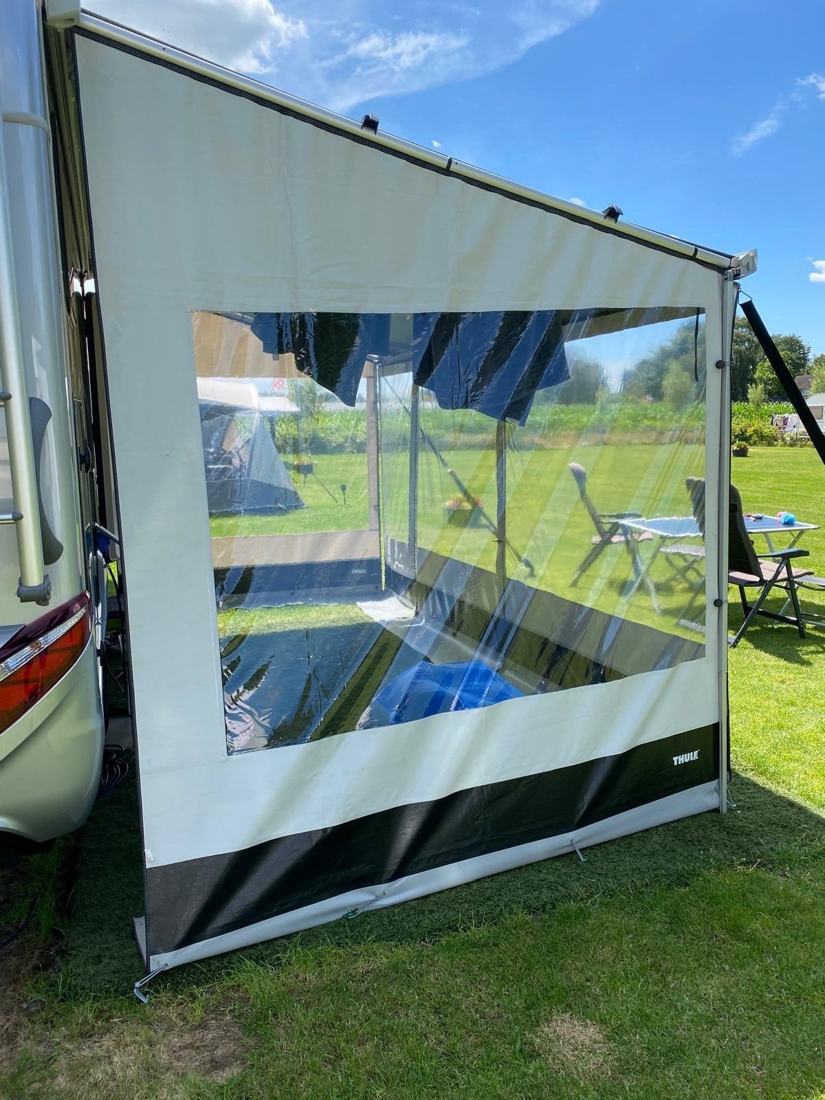 Thule Rain Blocker zij- en voorwanden set (G2), Caravans en Kamperen, Ophalen of Verzenden, Zo goed als nieuw