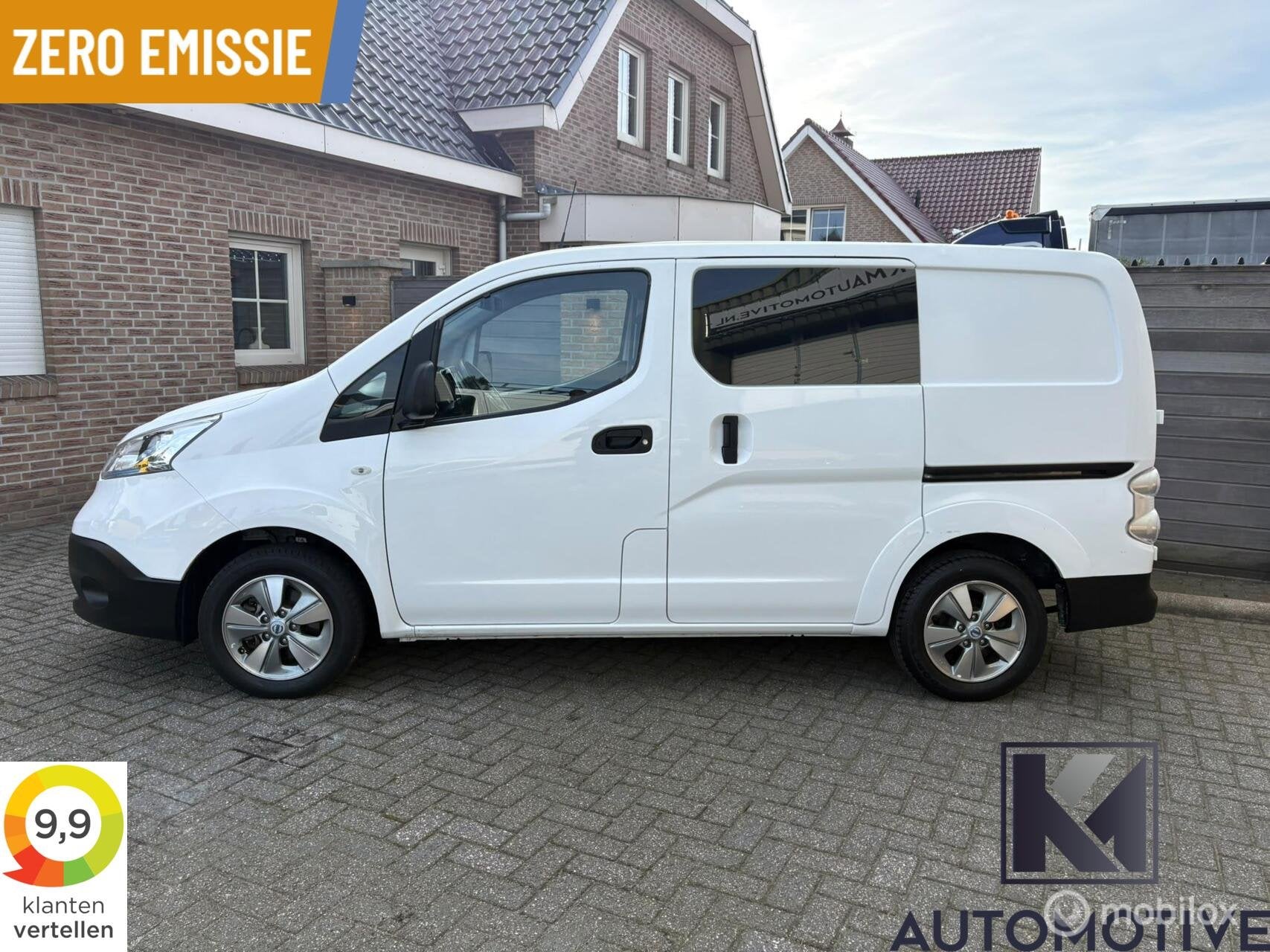 Nissan e-NV200 Business 40 kWh|2x Schuifdeur|Navi|Camera|Zer, Auto's, Dealer onderhouden, 1490 kg, Wit, 2 stoelen