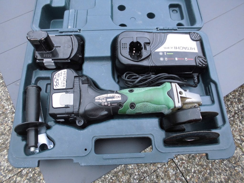 18 v accu slijptol, Ophalen, Gebruikt, Minder dan 700 watt, Haakse handslijpmachine