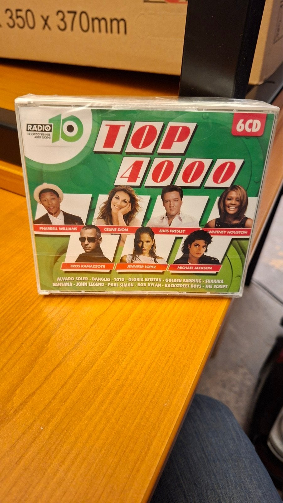 Radio 10 Top 4000 - 6 CD Boxset.nieuw in plastic, Ophalen of Verzenden, 2010 - 2019, Nieuw in verpakking, Boxset