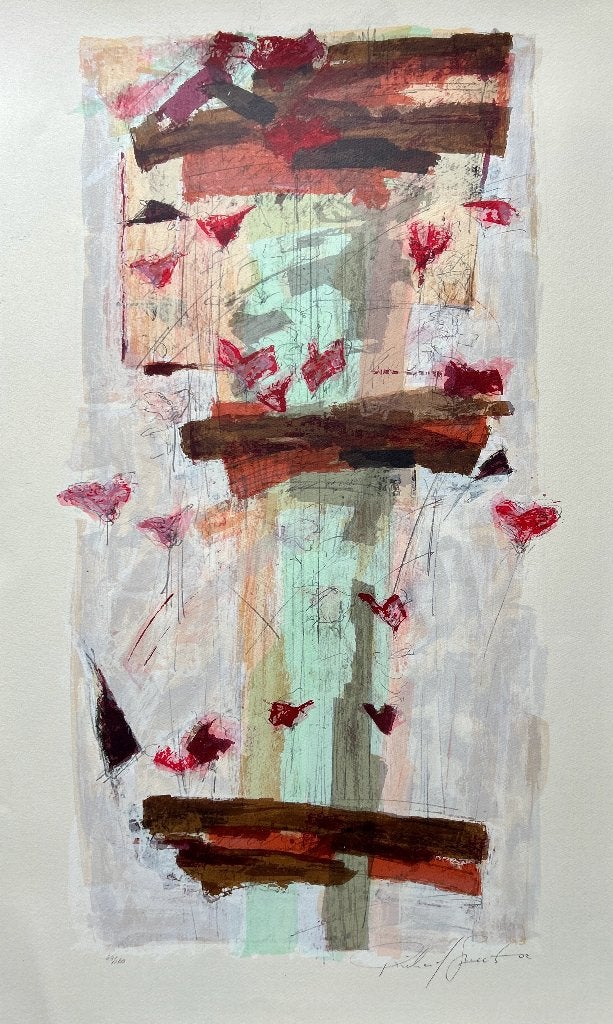 Zeefdruk Richard Smeets   ZOMEROPRUIMING, Antiek en Kunst, Kunst | Litho's en Zeefdrukken, Gesigneerd, Verzenden, Zeefdruk