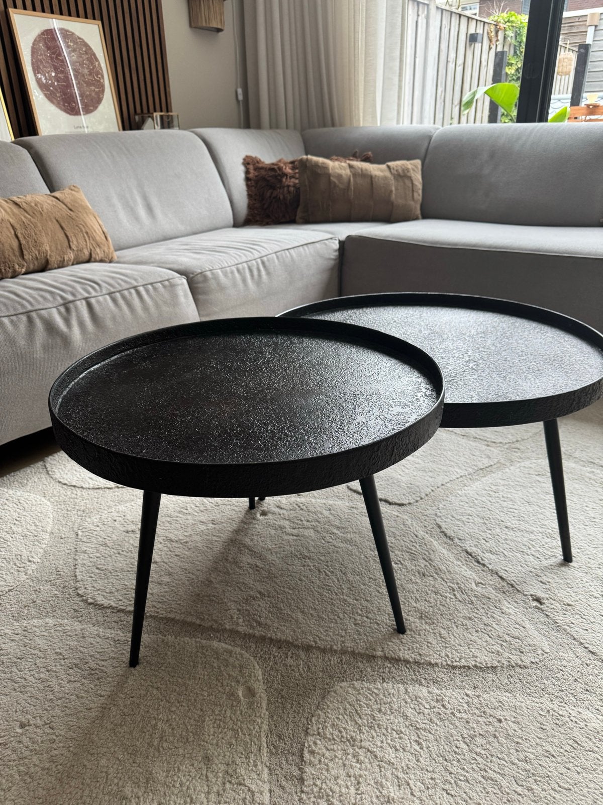 Salontafels, Ophalen, Minder dan 45 cm, Gebruikt, Metaal of Aluminium