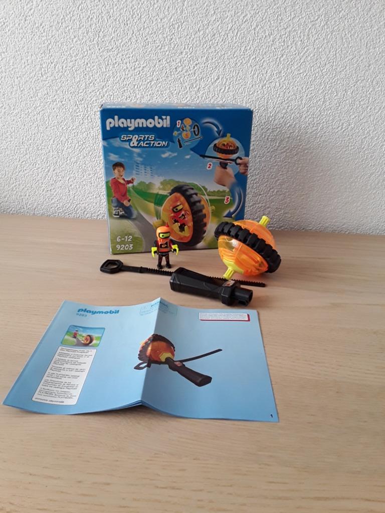 Playmobil 9203 Sports & Action monobike oranje in nieuwstaat, Kinderen en Baby's, Speelgoed | Playmobil, Ophalen of Verzenden