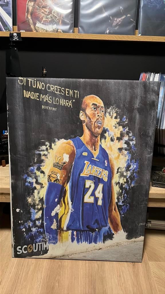Kobe Bryant canvas, Antiek en Kunst, Ophalen