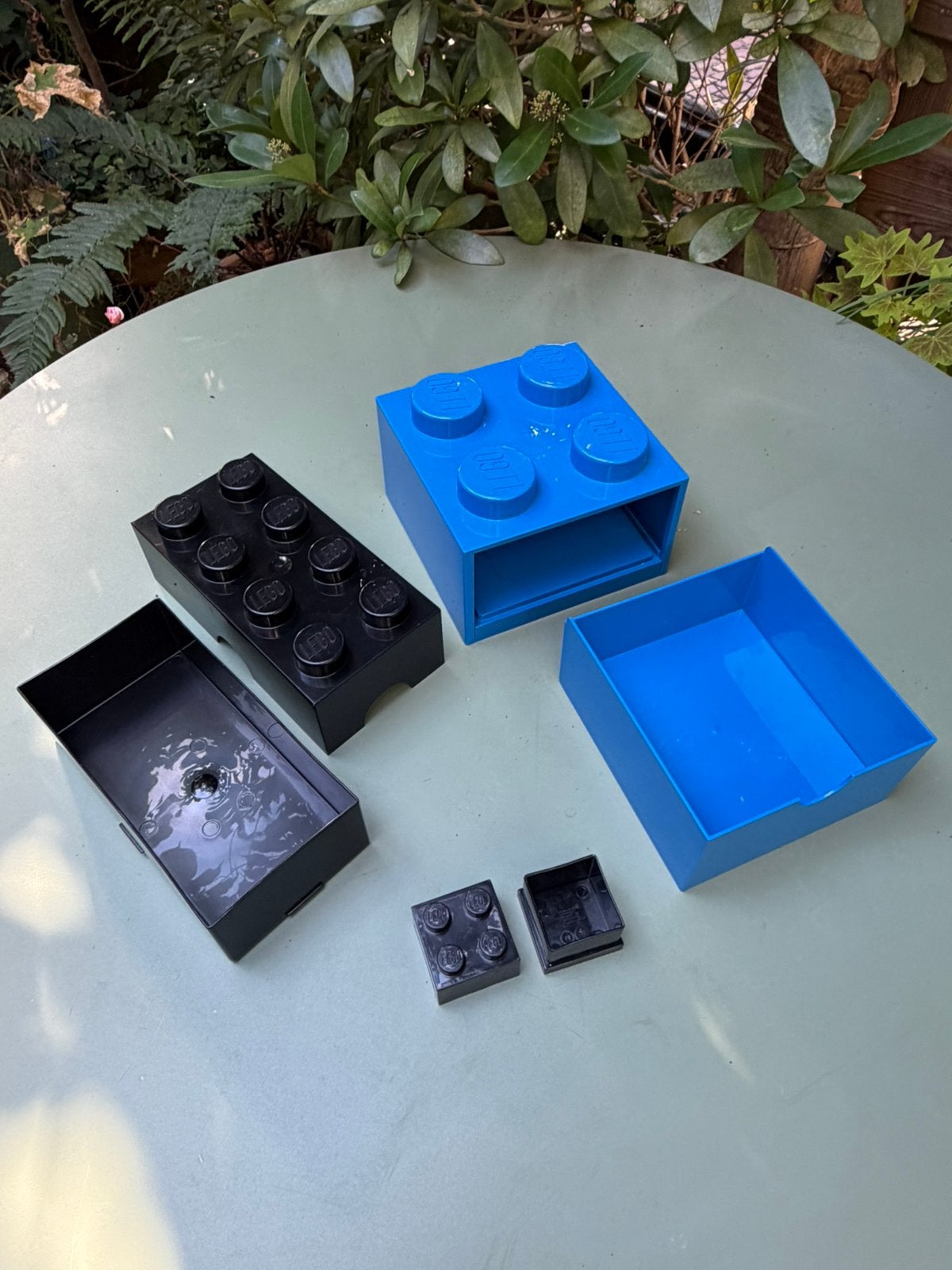 3 lego containers, Kinderen en Baby's, Ophalen of Verzenden, Gebruikt, Lego