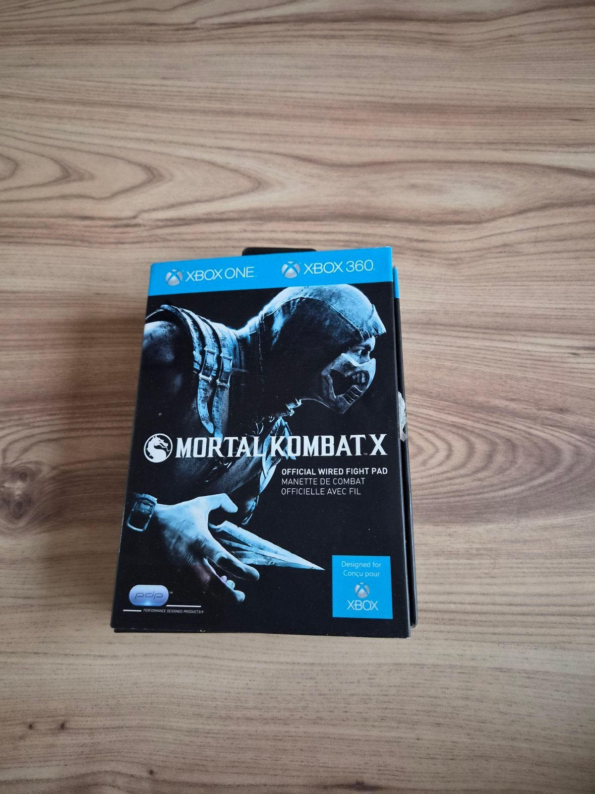 Mortal Kombat X Wired Fight Pad voor Xbox One/360, Ophalen of Verzenden, Zo goed als nieuw, Controller, Xbox 360