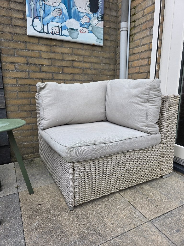 Tuinmeubel, Gebruikt, Rotan, Loungeset, Bank