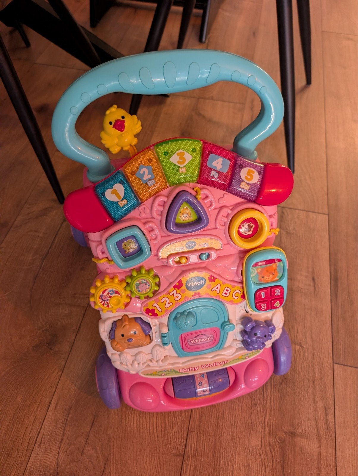 VTech Baby Walker Loopwagen Roze, Kinderen en Baby's, Ophalen, Zo goed als nieuw, 6 maanden tot 2 jaar