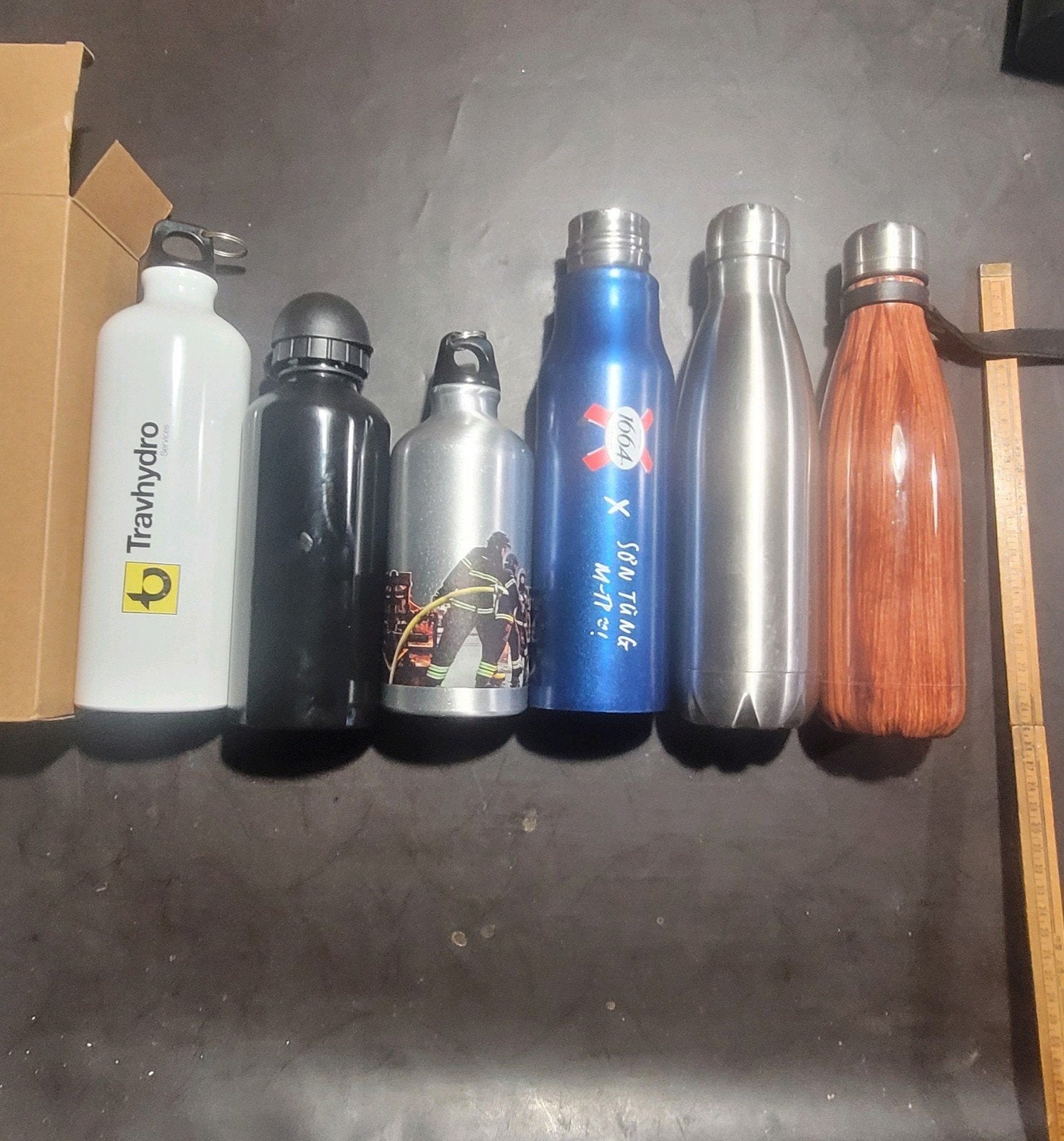 Diverse drinkflessen en bekers 5€  per stuk, Overige typen, Ophalen of Verzenden, Zo goed als nieuw, Metaal