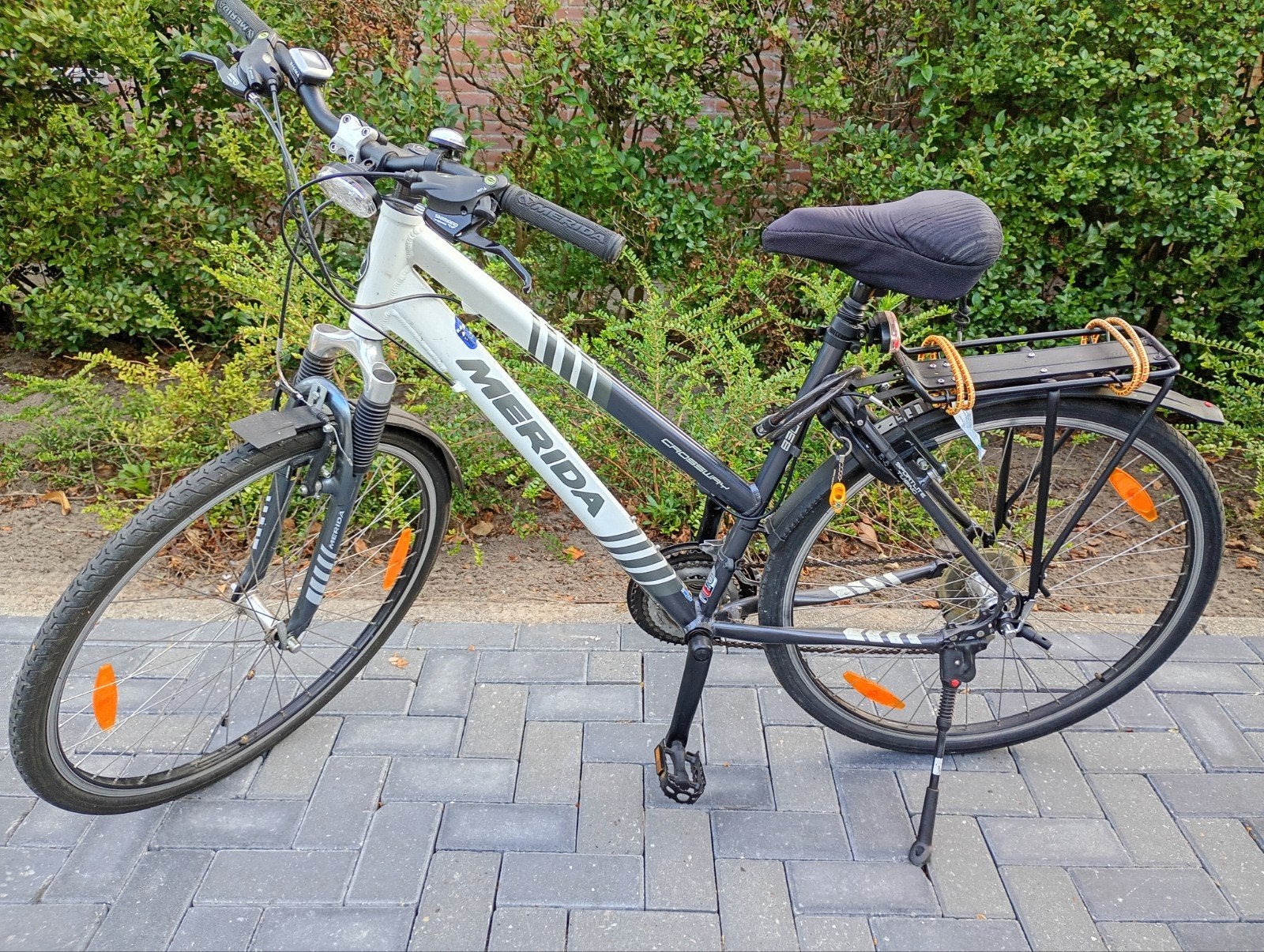 Merida Crossway fiets, 28 inch, 53 tot 56 cm, Velgrem, Zo goed als nieuw