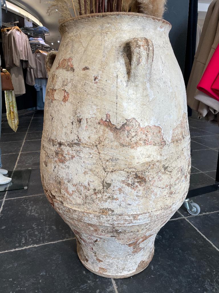 Terracotta olijfkruik, Ophalen, Gebruikt