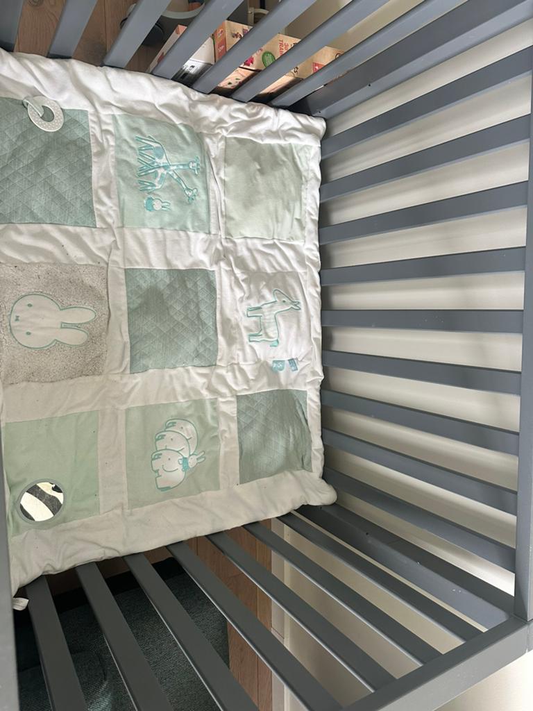 Boxkleed nijntje mint groen 2x, Ophalen, Gebruikt, Overige typen