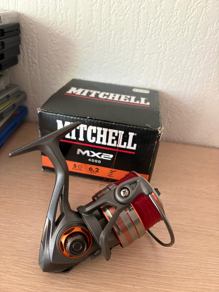 Vismolen mitchell mx2 4000, Ophalen of Verzenden, Gebruikt, Molen