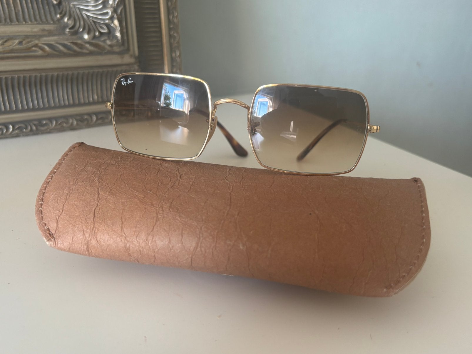Rayban zonnebril nieuwe collectie zgan, Zonnebril, Bruin, Ophalen of Verzenden, Zo goed als nieuw
