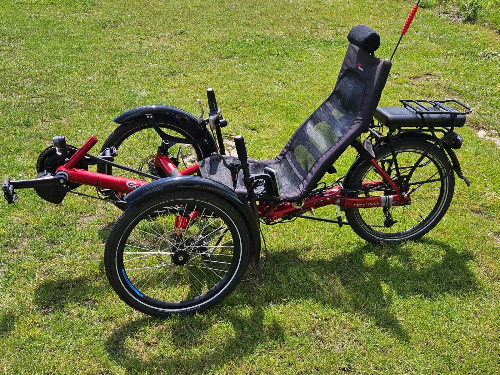 Ligfiets Gekko opvouwbaar/elektr.ondersteuning, Ophalen, Zo goed als nieuw, Gekko Velotechnik