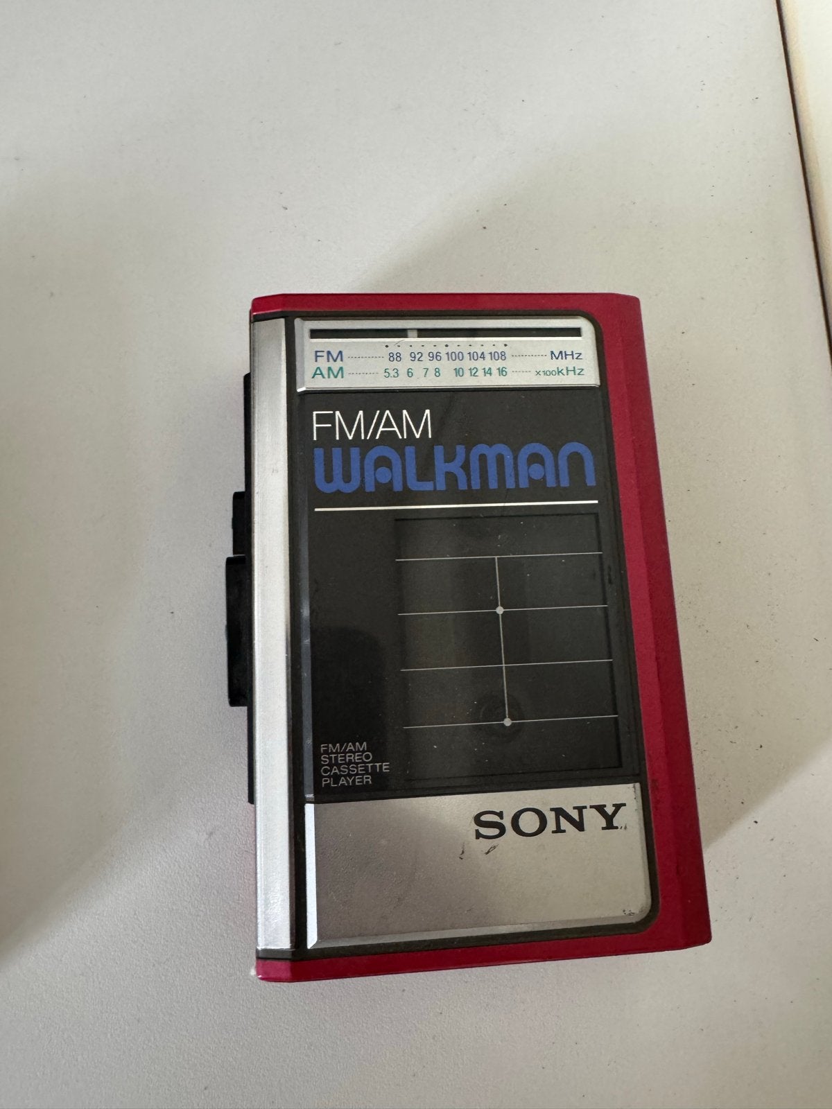 Vintage Sony FM/AM Walkman Cassettespeler, Ophalen of Verzenden, Walkman