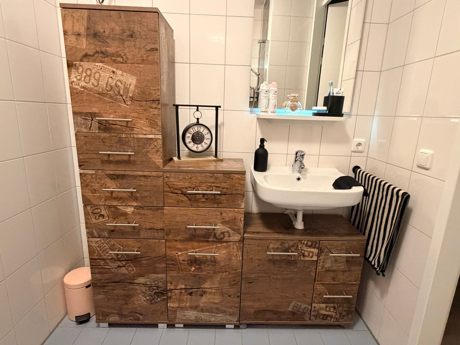 Moet weg! Mooie kasten set voor badkamer, Ophalen, 50 tot 100 cm, Zo goed als nieuw, 25 tot 50 cm