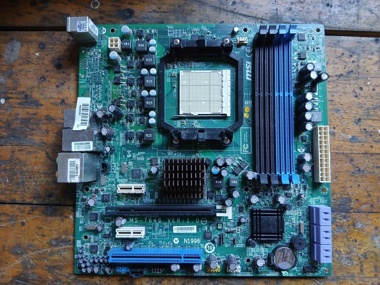 MSI MS-7646 VER: 1.0 Moederbord - Gebruikt, Computers en Software, Moederborden, Gebruikt, Overige typen, DDR3, Ophalen of Verzenden