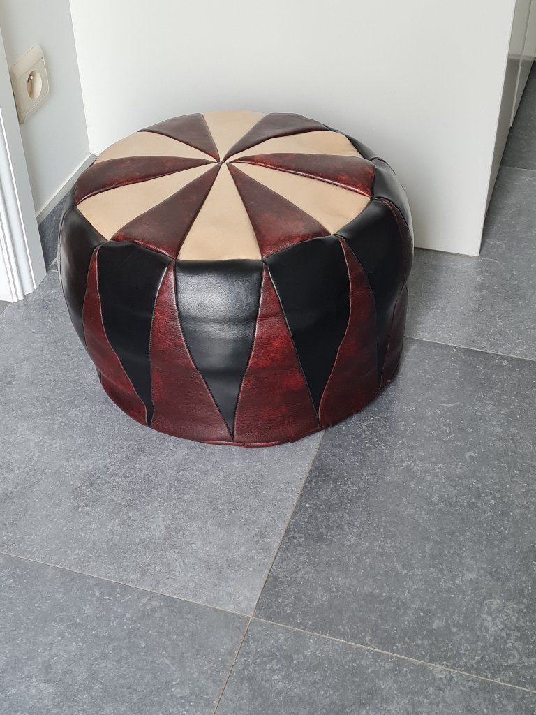 zeer mooie vintage retro poef, Ophalen of Verzenden, Huis en Inrichting