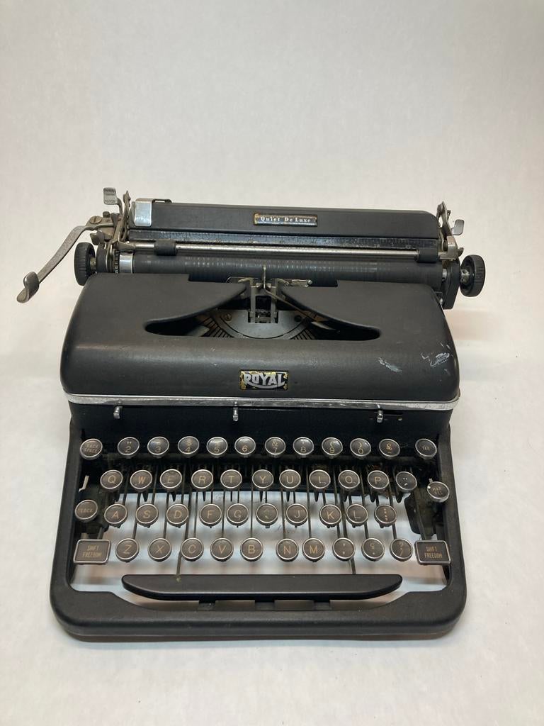 Royal Quiet De Luxe typemachine, Diversen, Typemachines, Ophalen, Gebruikt