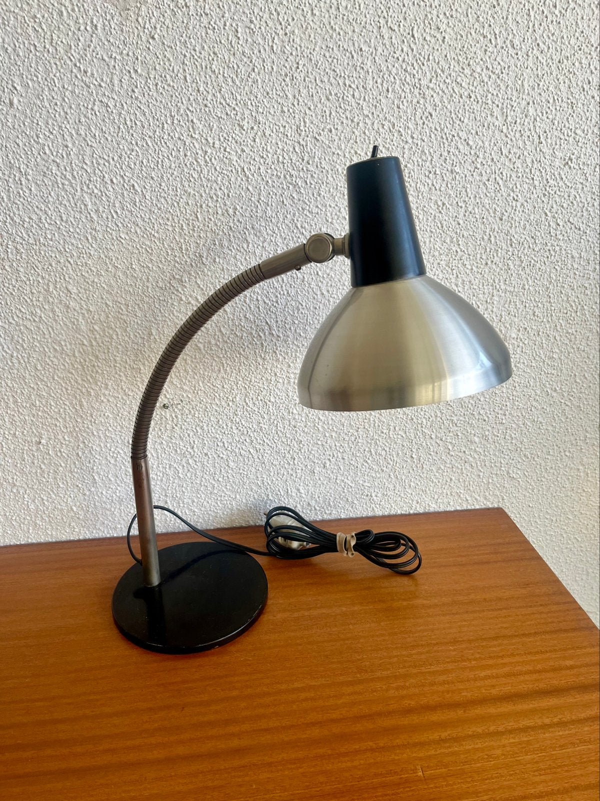 Vintage Hala Bureaulamp, Ophalen of Verzenden, Zo goed als nieuw, Metaal