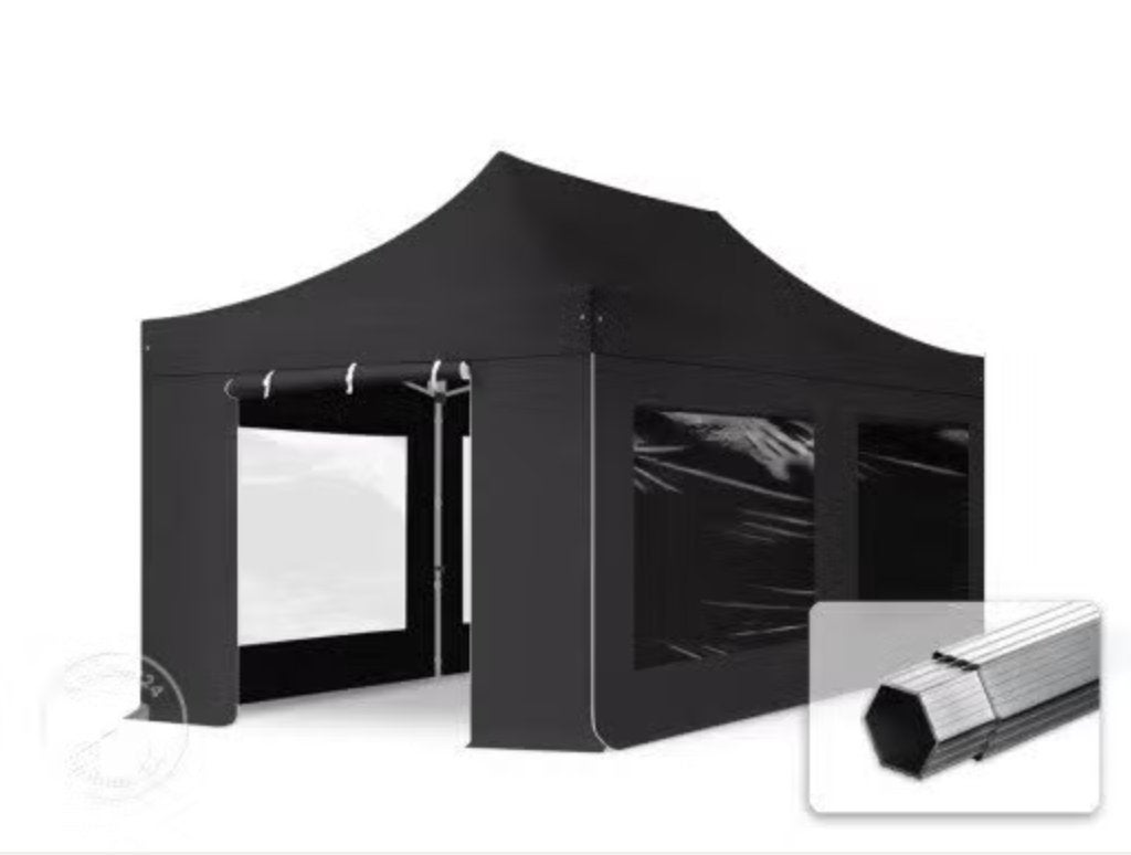 Professionele partytent 3x6m te huur | 4 zijwanden, Ophalen, Opvouwbaar, Partytent, Minder dan 4 meter