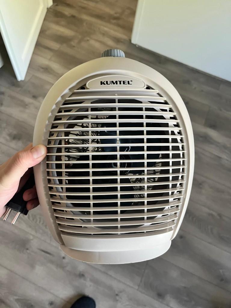 Ventilatorkachel, Huis en Inrichting, Kachels, Overige soorten, Elektrisch, Ophalen of Verzenden, Zo goed als nieuw