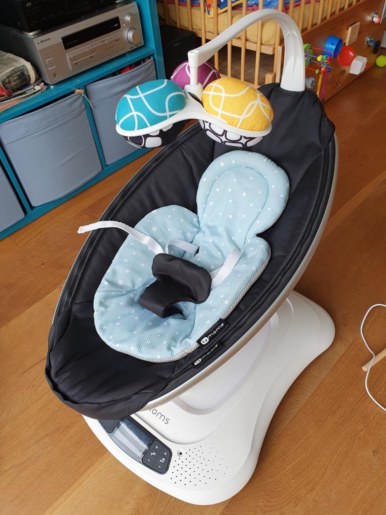 4moms mamaRoo 4.0 Babywipper met inlegkussen, Ophalen, Zo goed als nieuw