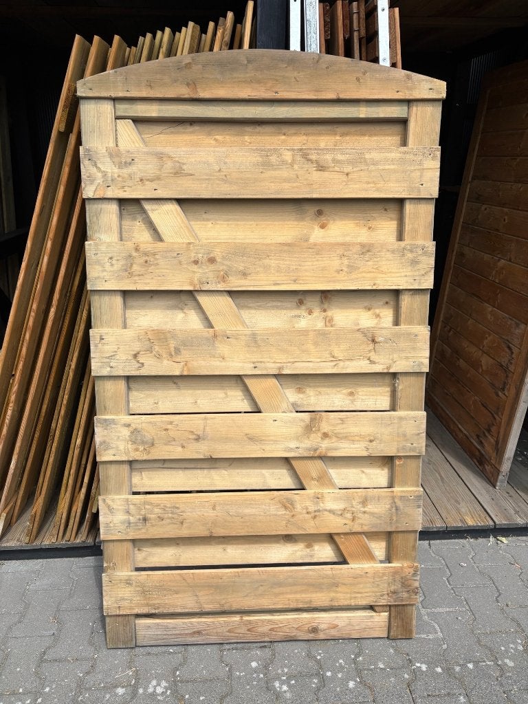 Woodvision Vuren Toogpoort 100x180/170cm, Ophalen, 100 tot 150 cm, Zo goed als nieuw, Draaipoort