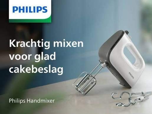 keukenmixer HR3741 Philips, nieuw in de doos, 1 tot 2 liter, Ophalen of Verzenden, Nieuw, 3 snelheden of meer