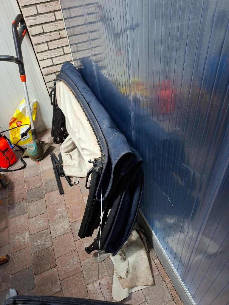 cabrio dak golf mk1 golf1 cpl blauw linnen dak, Auto-onderdelen, Ophalen of Verzenden